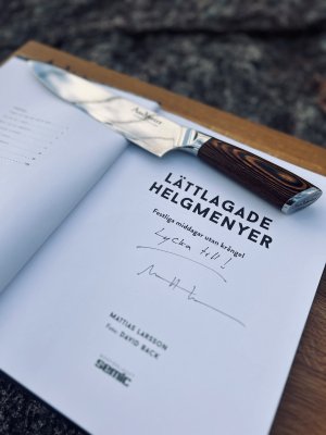 Audgeirr - Kockkniv + Signerad Kokbok